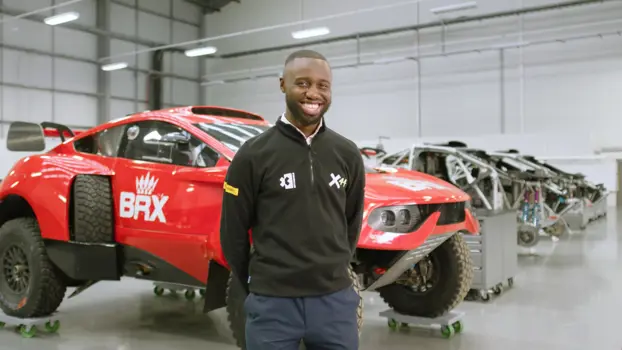 George Imafidon, male mechanical engineer who designs electric vehicles 