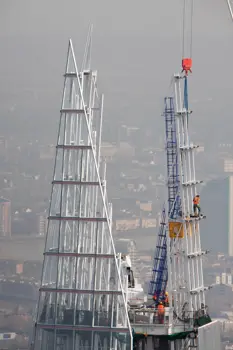 Shard Spire construction