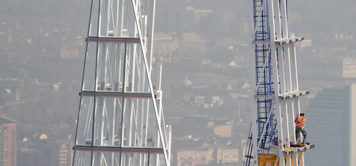 Shard Spire construction
