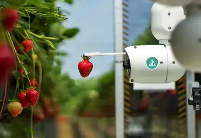 Dogtooth robot picking strawberries © Dogtooth