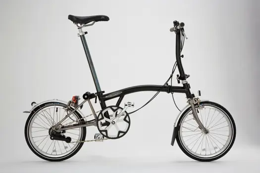 Brompton bike unfolded