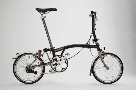 Brompton bike unfolded